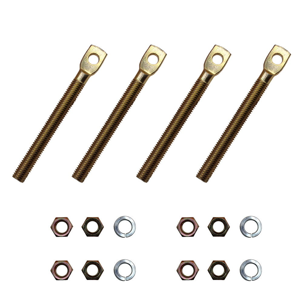 Qty 4: Snow Plow Eyebolt w/ Nuts Fits Northman Replaces 09124