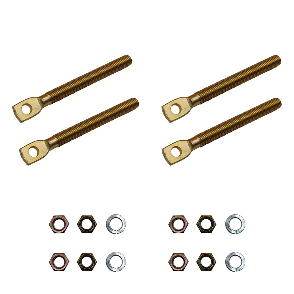 Qty 4: Snow Plow Eyebolt w/ Nuts Fits Western Replaces 09124