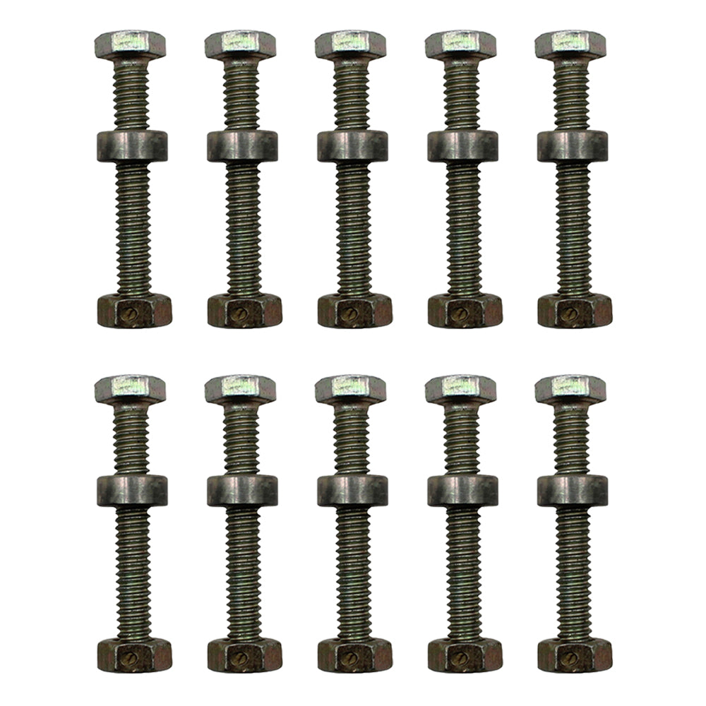 Qty 10: Shear Pin with Nut & Spacer
 Fits Eagle Replaces STW60-0017_x10