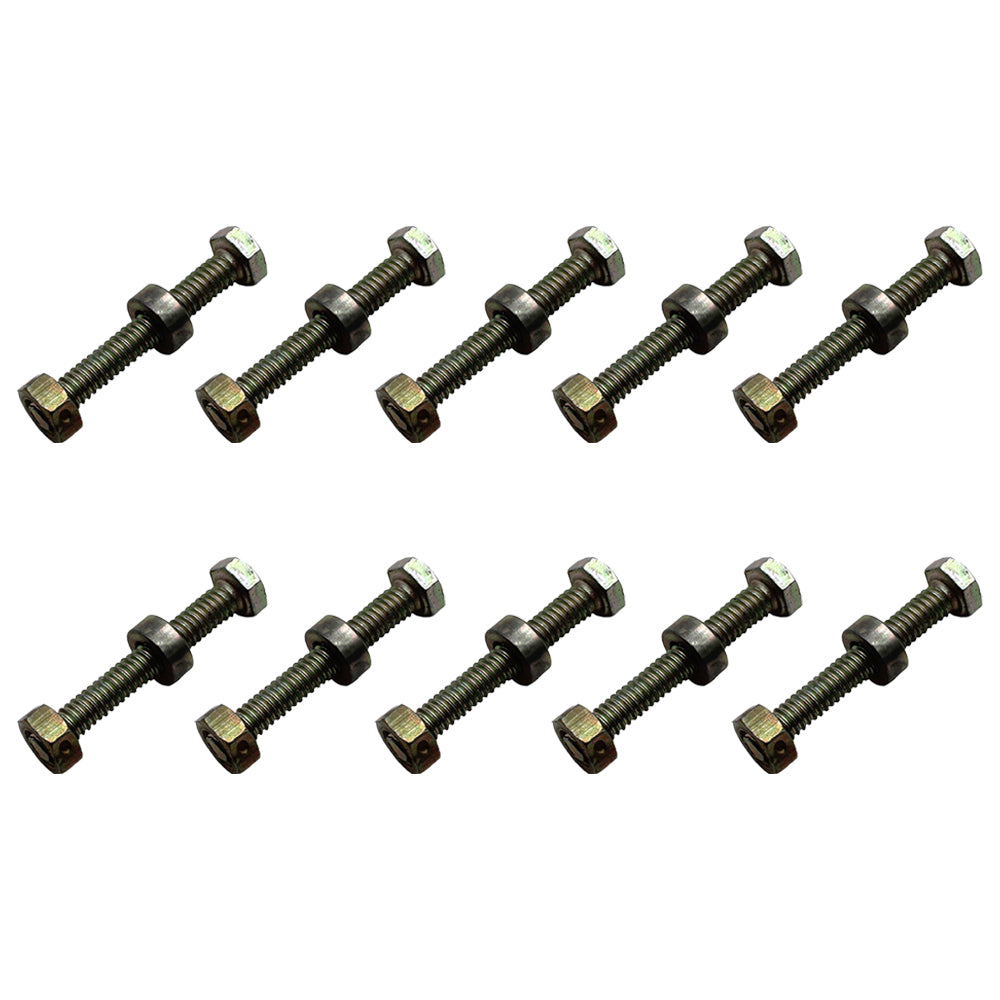 Qty 10: Shear Pin with Nut & Spacer
 Fits Simplicity Replaces 1501216MA