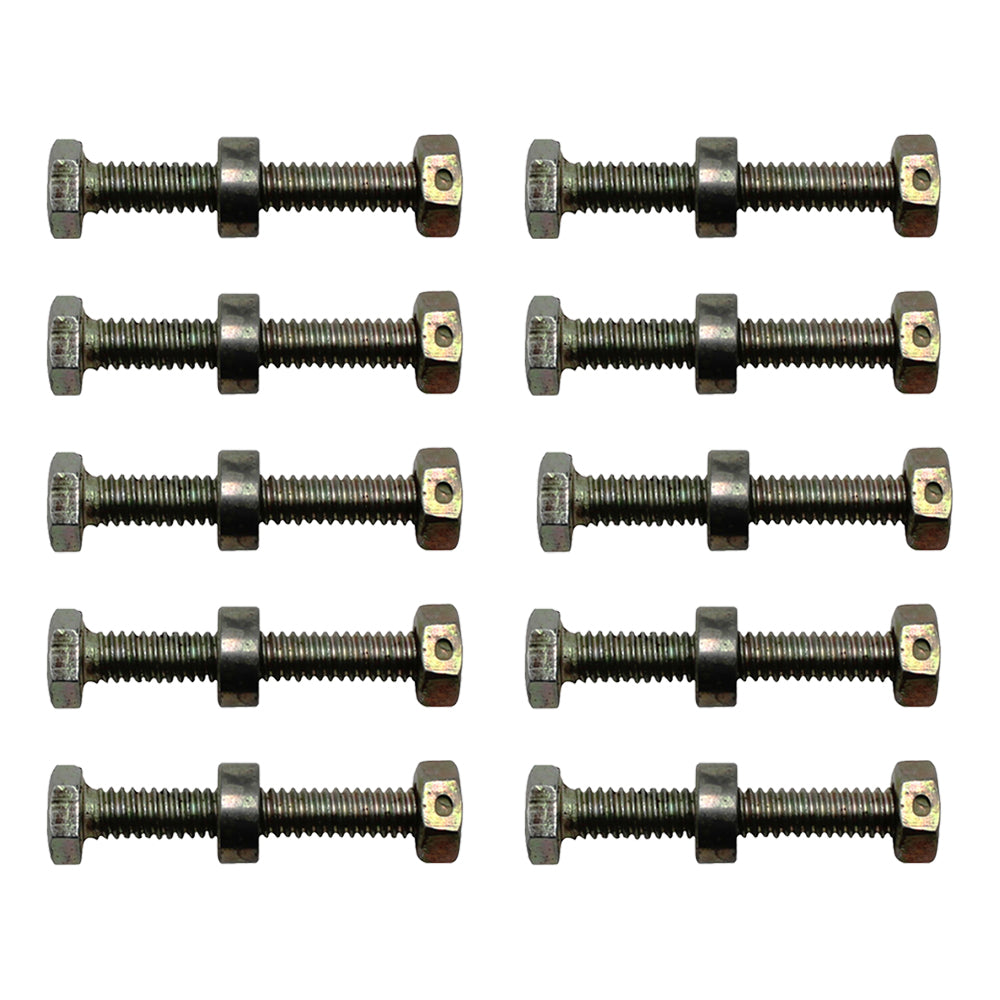 Qty 10: Shear Pin with Nut & Spacer
 Fits Eagle Replaces STW60-0017_x10