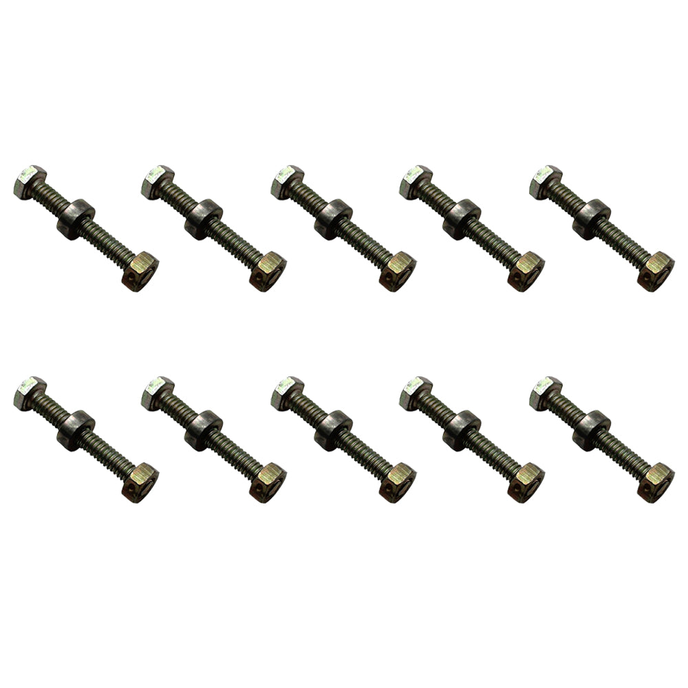 (Pack of 10) Shear Pin Bolt, Nut & Spacer Fits Craftsman 1501216MA Snowblower
