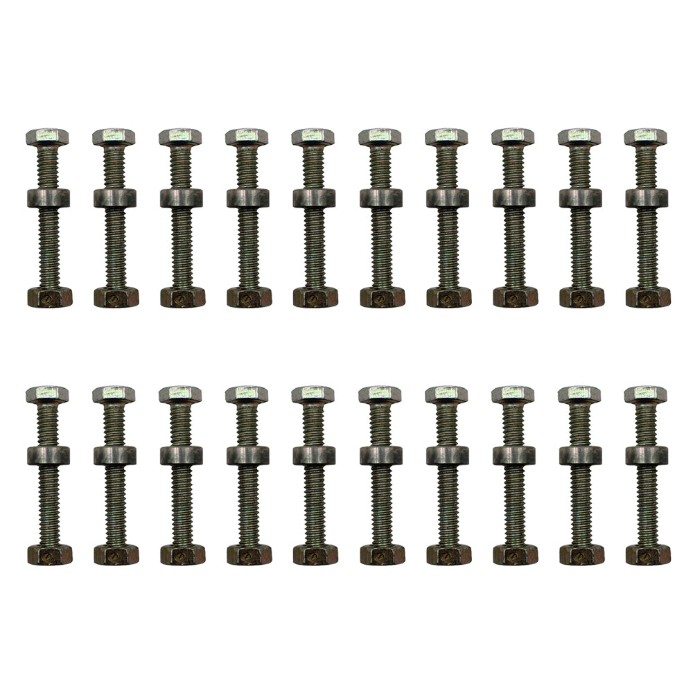 Qty 20: Shear Pin with Nut & Spacer
 Fits Eagle Replaces STW60-0017_x20