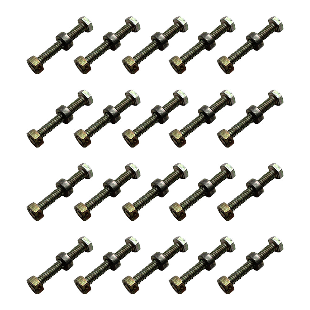 Qty 20: Shear Pin with Nut & Spacer
 Fits AYP Replaces 9524MA