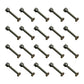 Qty 20: Shear Pin with Nut & Spacer
 Fits John Deere Replaces STW60-0017_x20