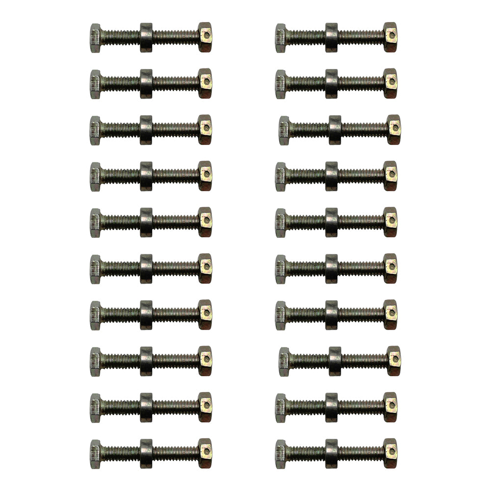 Qty 20: Shear Pin with Nut & Spacer
 Fits Sears Replaces STW60-0017_x20