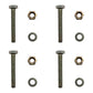Qty 4: Shear Pin with Nut & Spacer Fits John Deere Replaces STW60-0017_x4