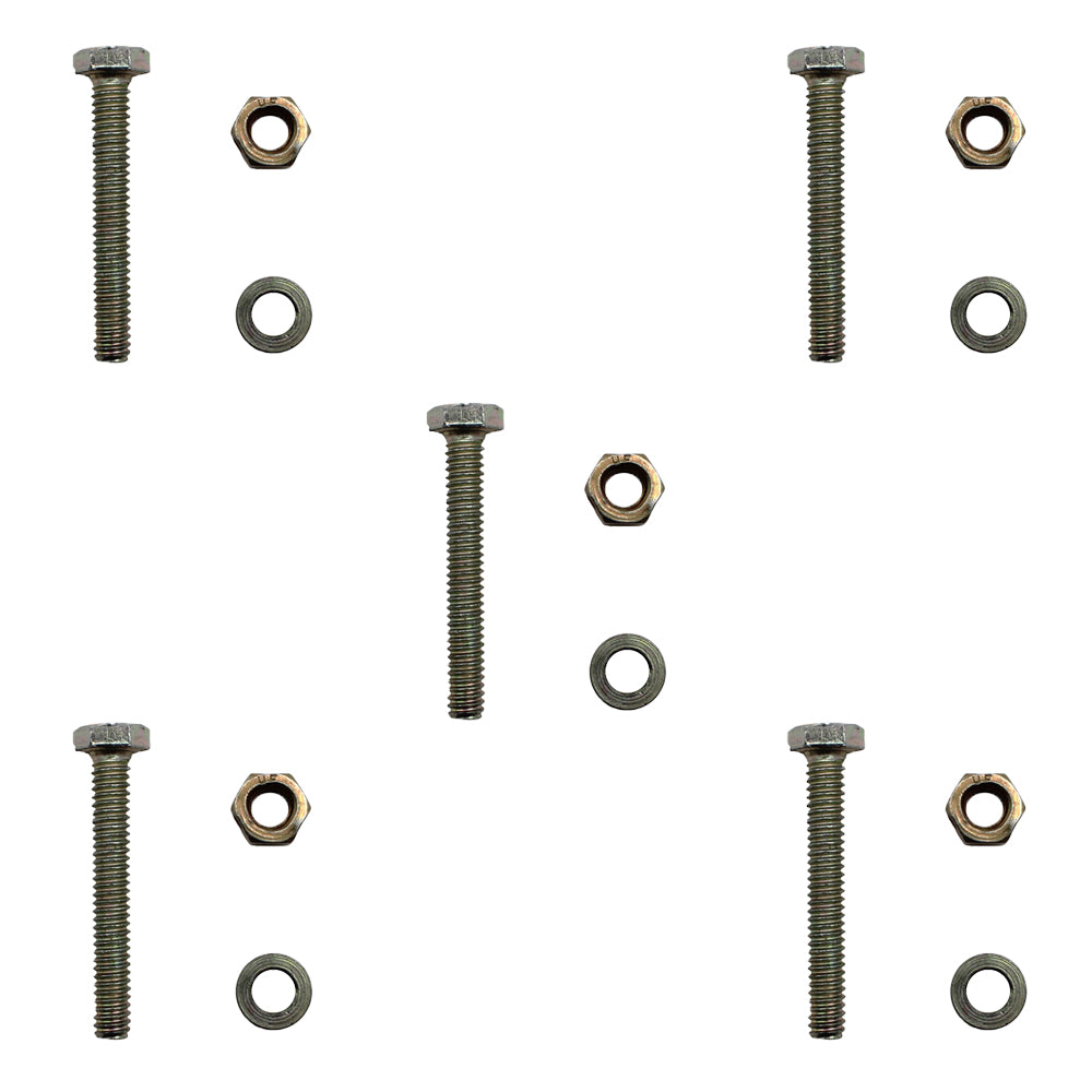 Qty 5: Shear Pin with Nut & Spacer Fits John Deere Replaces STW60-0017_x5
