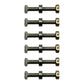 Qty 6: Shear Pin with Nut & Spacer Fits Simplicity Replaces 1501216MA