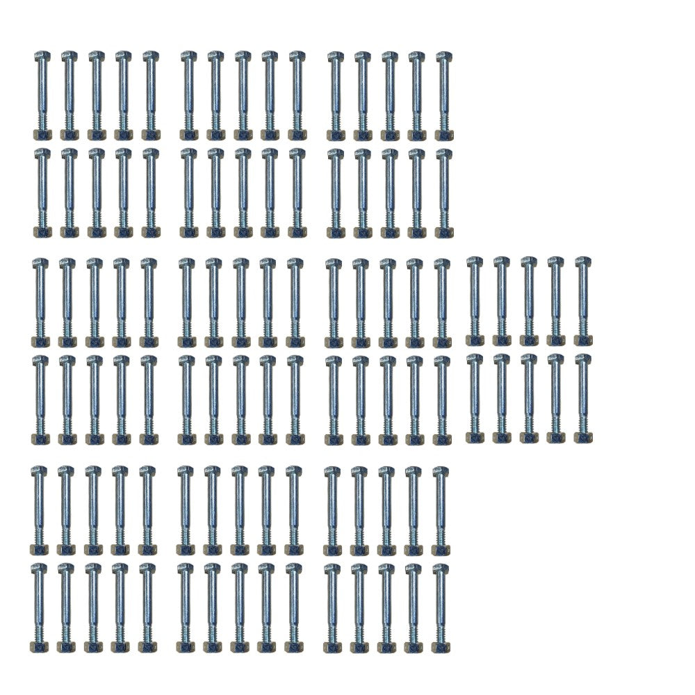 Qty 100: Shear Pins with Nut Fits Ariens Replaces 05907100
