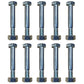 Qty 10: Shear Pins with Nut 1-3/4" Fits Stiga Replaces 1812-9005-01