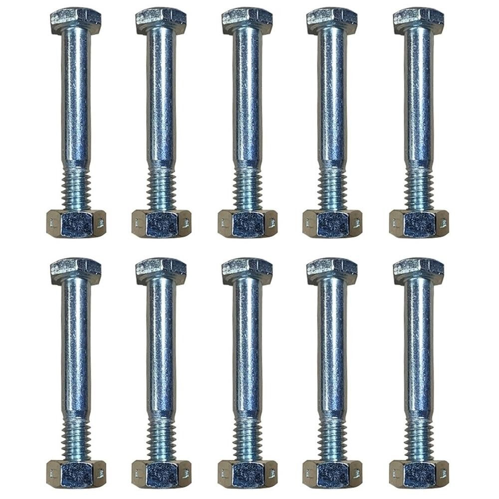 Qty 10: Shear Pins with Nut 1-3/4" Fits Universal Products Replaces 03204300