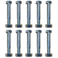 10 Pack Shear Pins w/ Nuts for Ariens Snow-Blower / Snow-Thrower 510016 51001600