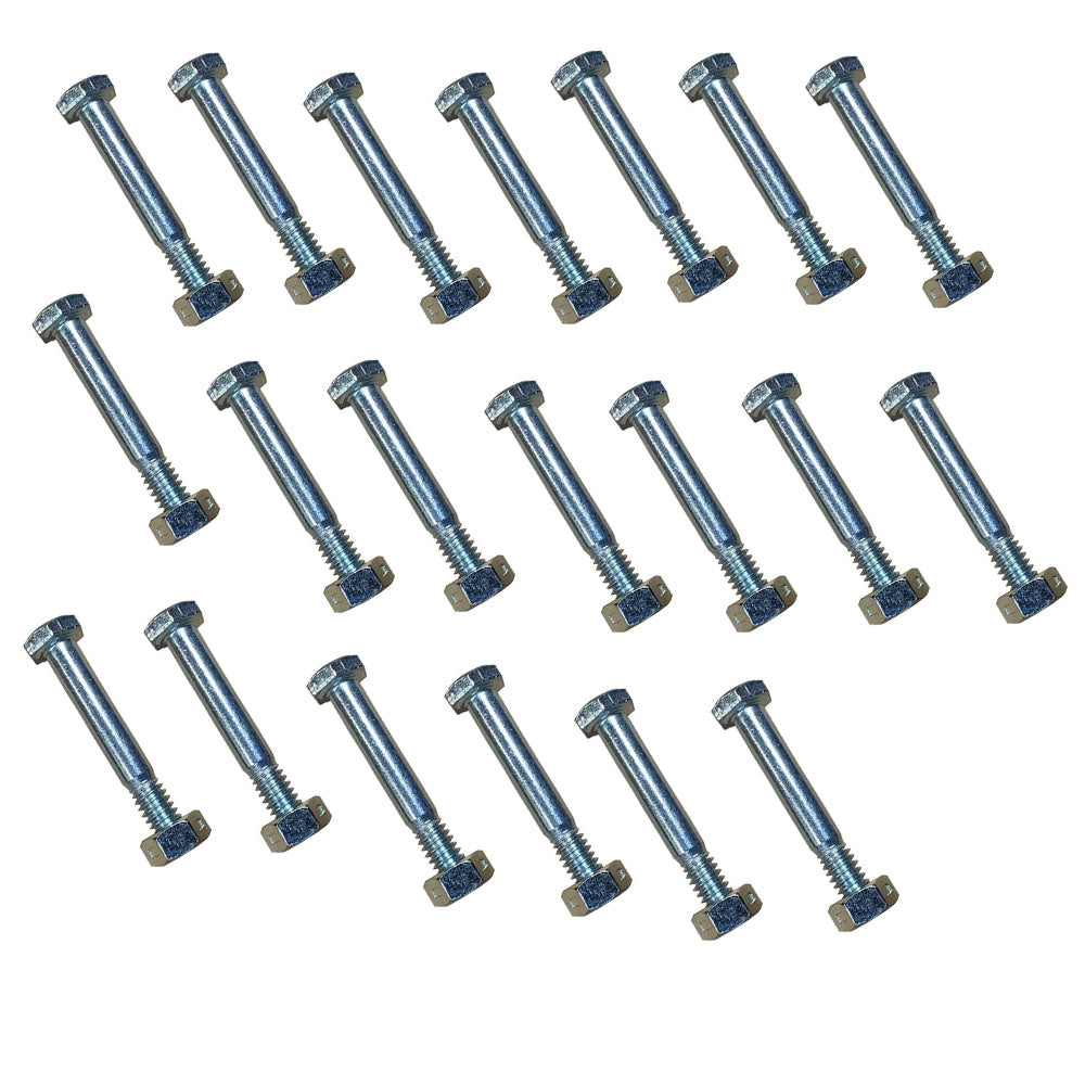 Qty 20: Shear Pins with Nut Fits John Deere Replaces AM123342