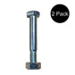 Qty 2: Shear Pins with Nut, 1-3/4" x 1/4" Fits Universal Products