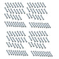 Qty 50: Shear Pin with Nut Fits Universal Products Replaces 03204300