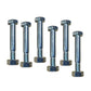 6 Pack Shear Pins and Nuts Fits Ariens 532005 53200500 Snow Blowers Throwers
