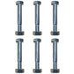 Qty 6: Shear Pins with Nut Fits Ariens Replaces 05907100