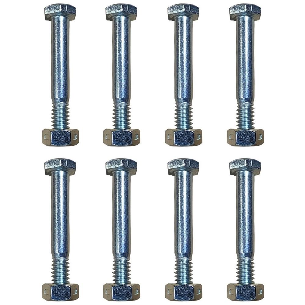 Qty 8: Shear Pins with Nut, 1-3/4" x 1/4" Fits John Deere Replaces AM123342