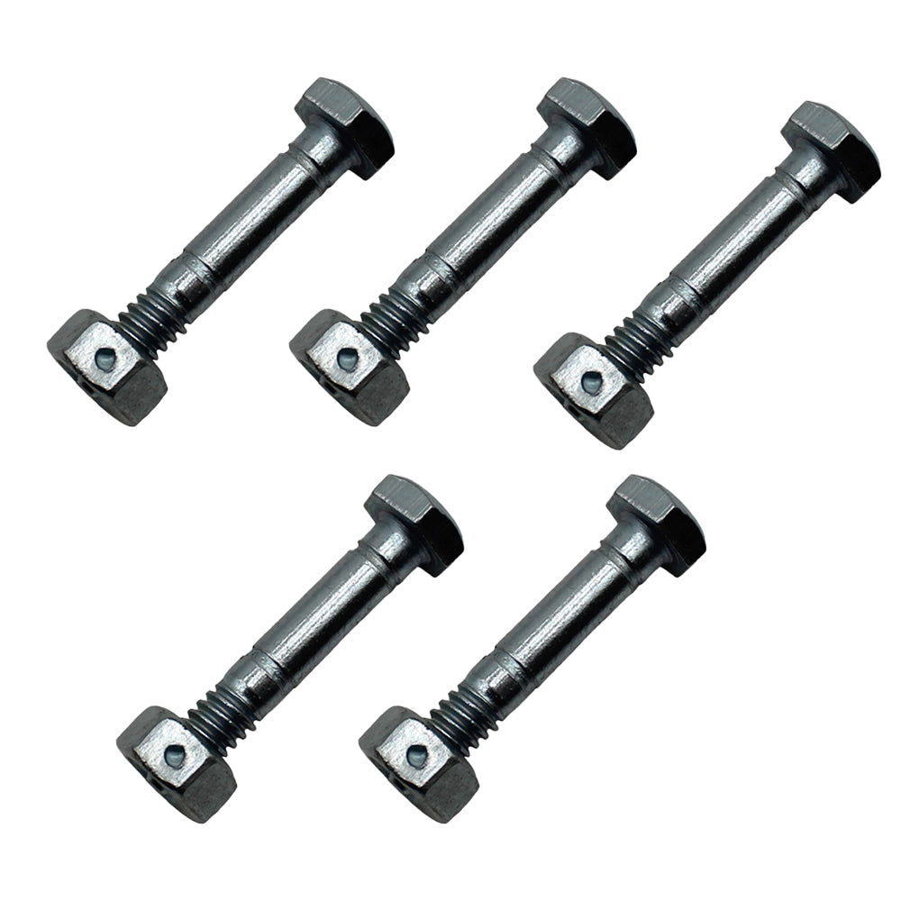 5 Pack Shear Pins Lock Nuts for Ariens 532005 53200500 Fits John Deere AM123342