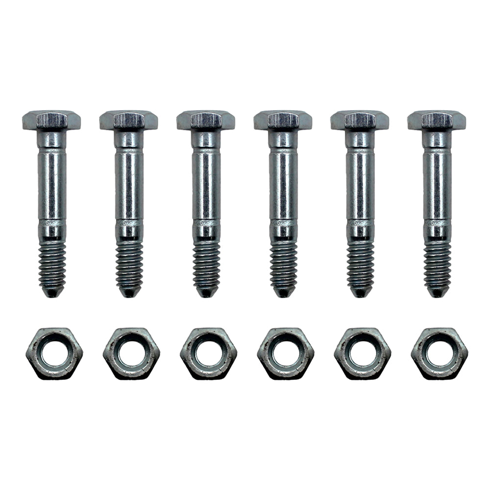 (Pack of 6) Shear Pin Bolt & Nut for Ariens - Gravely 53200500 Snow Blower