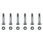 Qty 6: 1-9/16" x 1/4" Shear Pin with Nut Fits Ariens Replaces 05907100