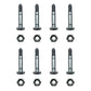 Qty 8: 1-9/16" x 1/4" Shear Pin with Nut Fits Ariens Replaces 05907100