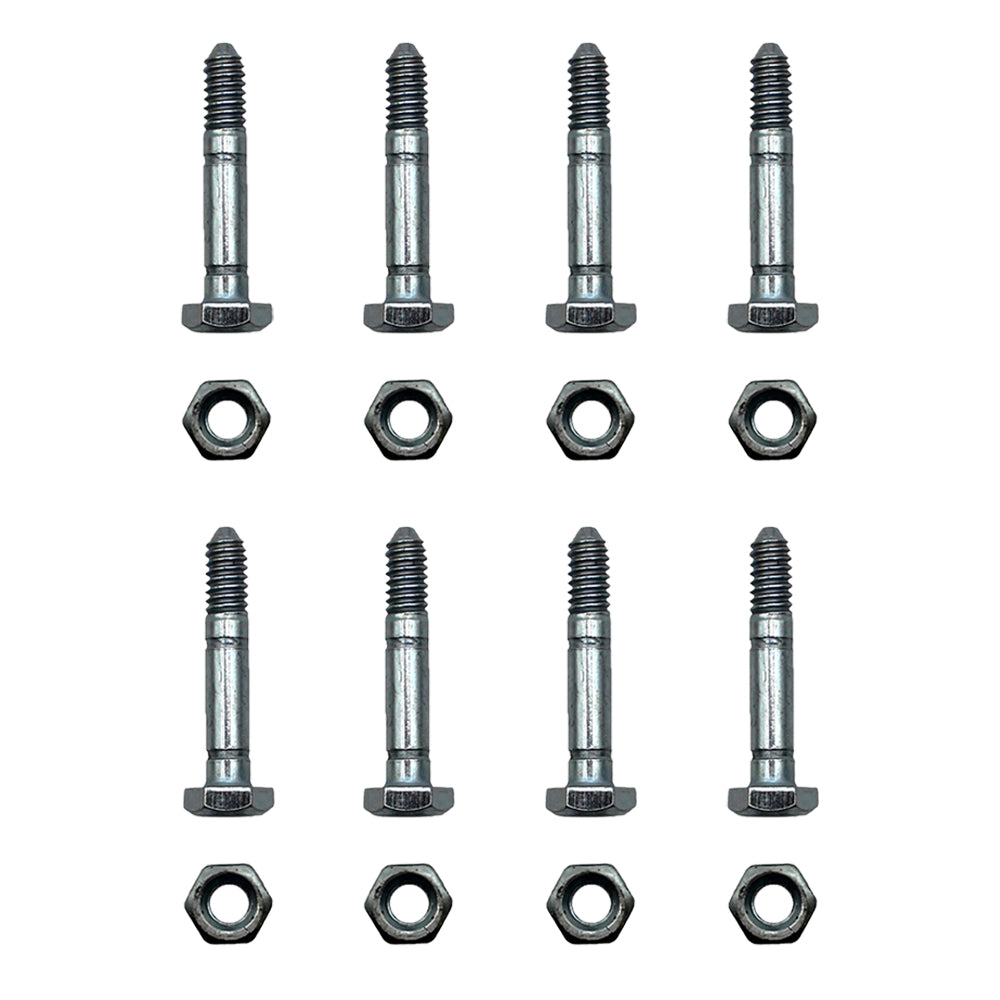 Qty 8: 1-9/16" x 1/4" Shear Pin with Nut Fits Ariens Replaces 05907100