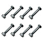Qty 8: 1-9/16" x 1/4" Shear Pin with Nut Fits Ariens Replaces 05907100