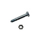 Shear Pin with Nut, 2-1/8" x 5/16" Fits John Deere Replaces AM122156