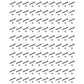 (Pack of 100) Shear Pin Bolt & Nut for Ariens 51001500, 510015, 01019500, 10195