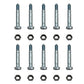 (Pack of 10) Shear Pin Bolt, Nut fits Ariens 51001500, 510015, 01019500, 10195