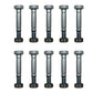(Pack of 10) Shear Pin Bolt, Nut fits Ariens 51001500, 510015, 01019500, 10195