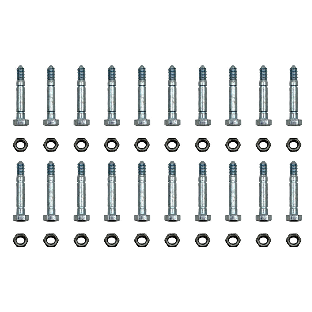 Qty 20: 2-1/8" x 5/16" Shear Pin with Nut Fits Prime Line Replaces 7-04369