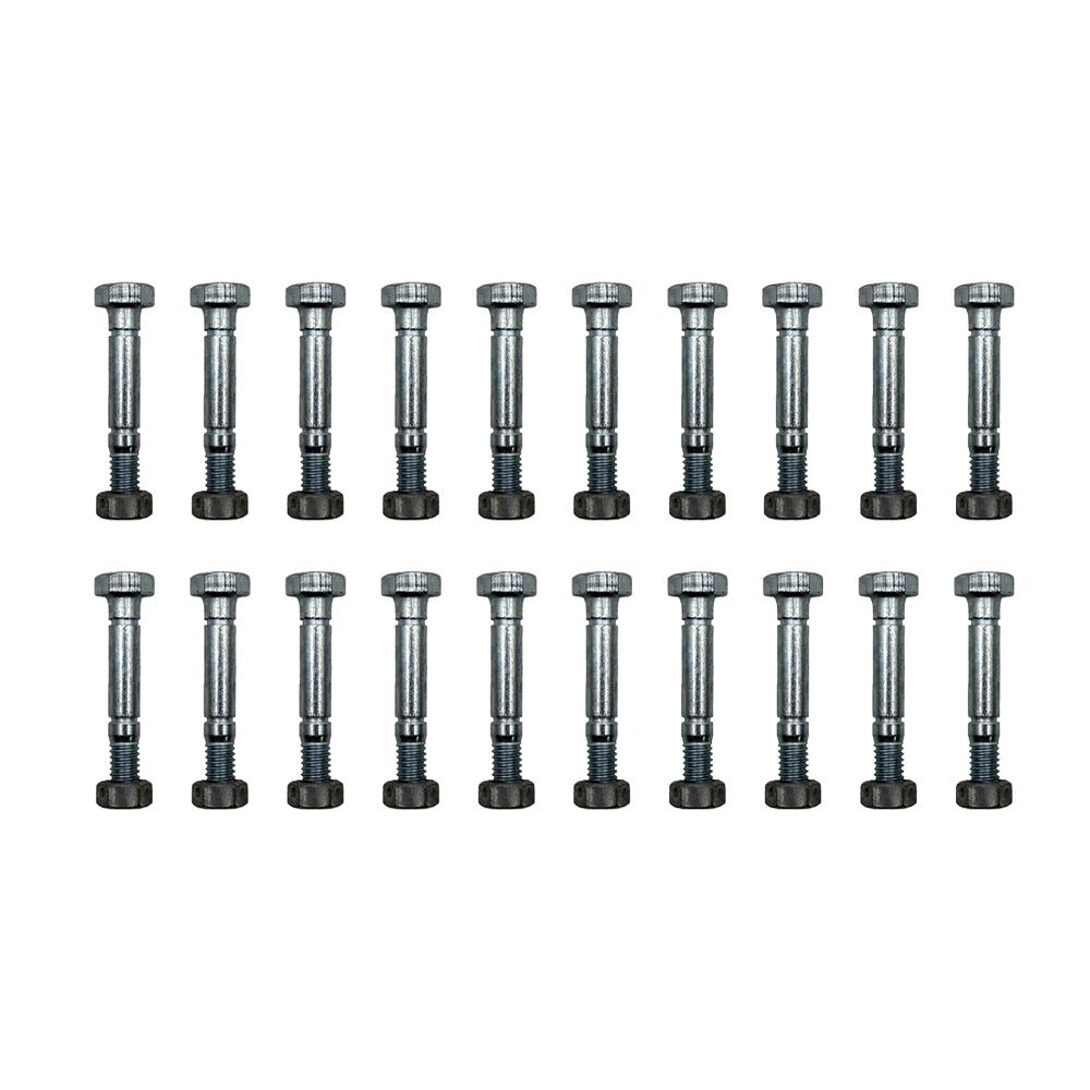 Qty 20: 2-1/8" x 5/16" Shear Pin with Nut Fits Ariens Replaces 51001500