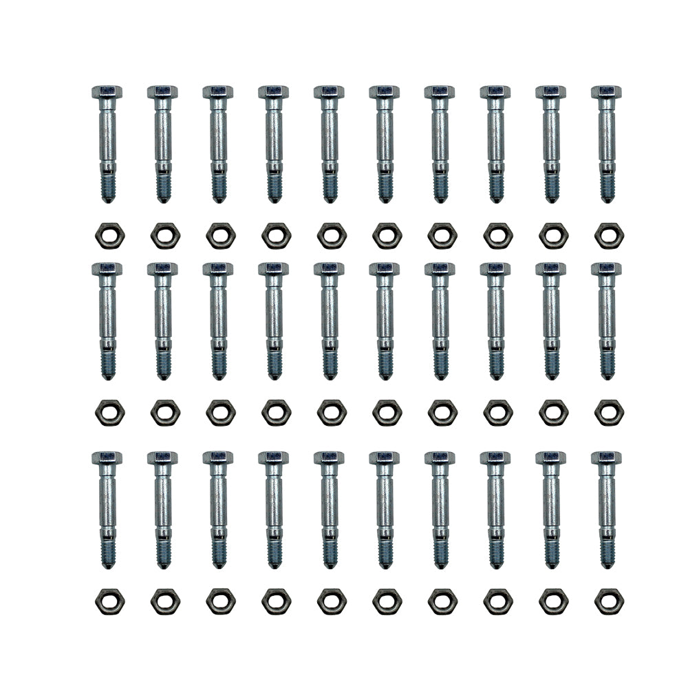 Qty 30: 2-1/8" x 5/16" Shear Pin with Nut Fits John Deere Replaces AM122156