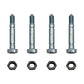 Qty 4: Shear Pin with Nut Fits Ariens Replaces 51001500