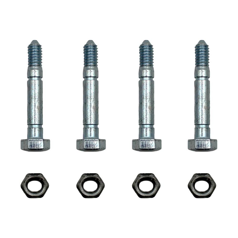 Qty 4: Shear Pin with Nut Fits Toro Replaces 3285-11
