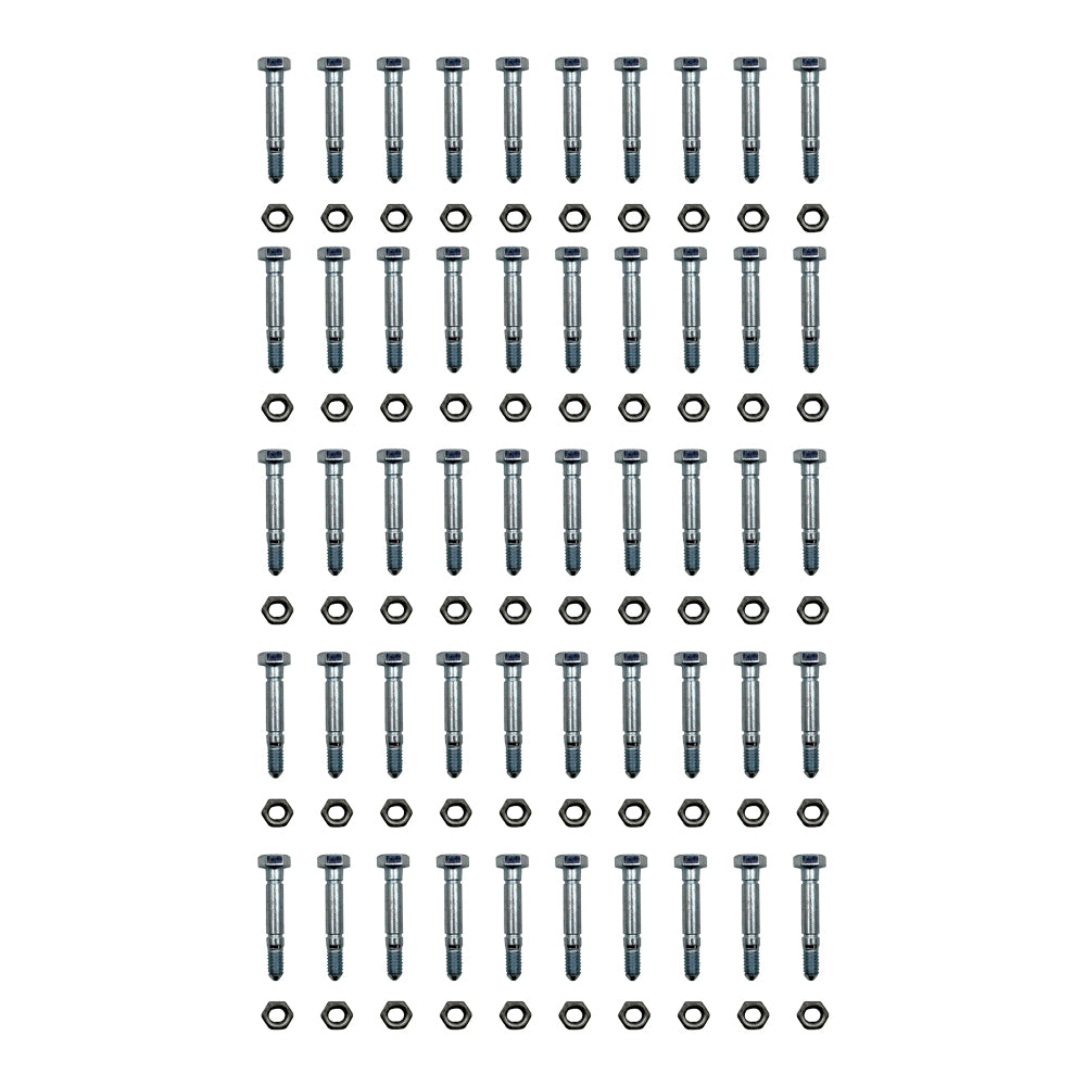 Qty 50: Shear Pin with Nut, 2-1/8" x 5/16" Fits Ariens Replaces 51001500