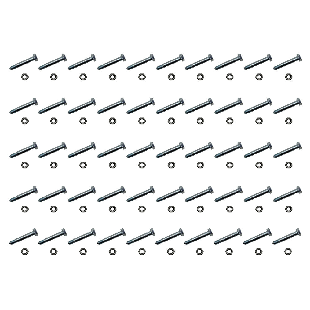 Qty 50: Shear Pin with Nut, 2-1/8" x 5/16" Fits Prime Line Replaces 7-04369