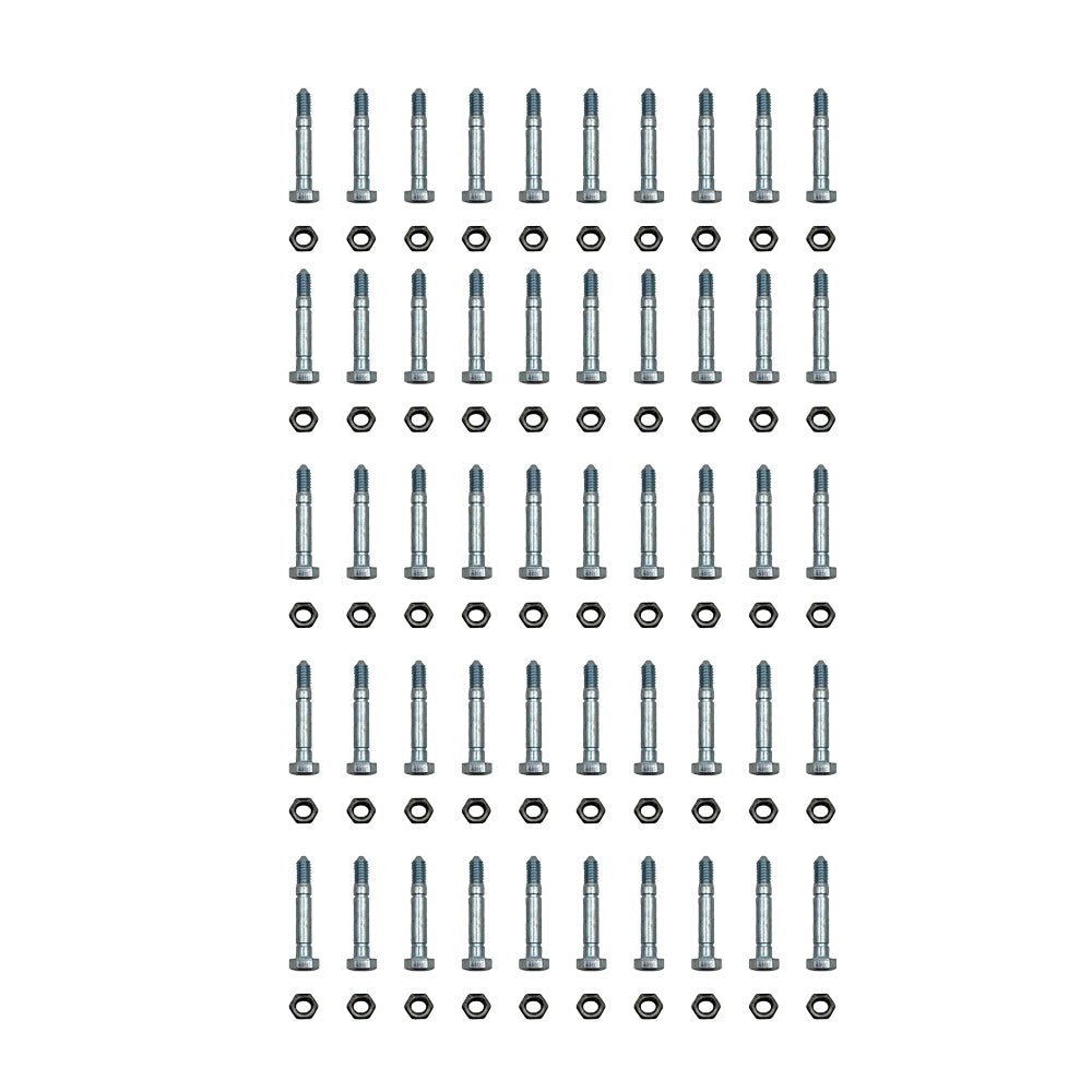 Qty 50: Shear Pin with Nut, 2-1/8" x 5/16" Fits Ariens Replaces 51001500