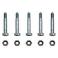 (5) SHEAR PINS & BOLTS for Snapper 13865 7091550 91550 Snowthrowers Snowblowers