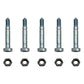 Qty 5: 2-1/8" x 5/16" Shear Pin with Nut Fits Toro Replaces 3285-11
