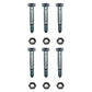 6 Pack Shear Pins Nuts fit 510015 51001500 AM136890 AM122156 3285-11 Snow Blower