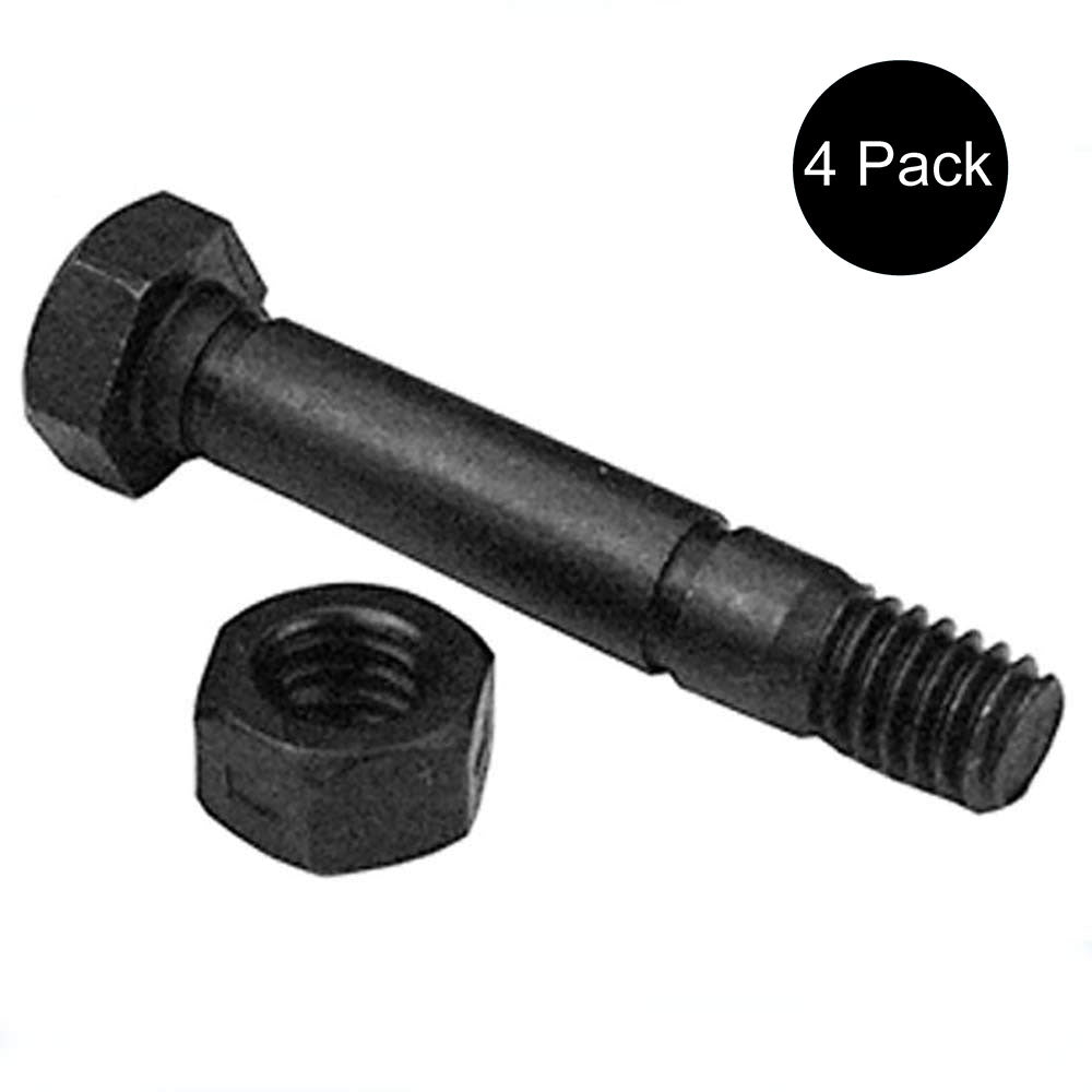 Set of (4) New 2" X 5/16" Shear Pins w/ Nuts Fits Ariens Models: ST420-ST924