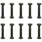 Set of 10 2" x 5/16" Shear Pin w/ Nut Fits Ariens & Fits John Deere Snow Blowers