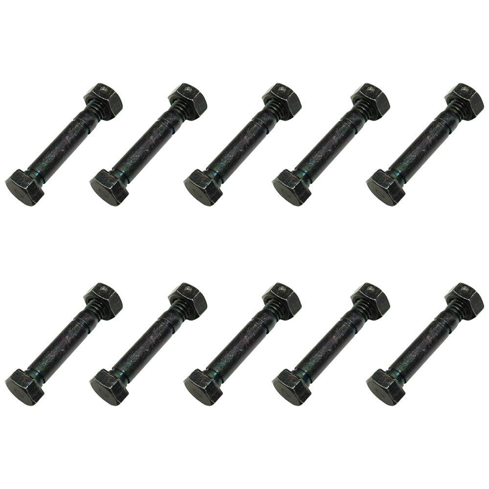 (10) Shear Pins & Nuts fits Ariens 52100100 Snow Blowers ST824E ST1027LE