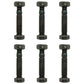 6PK Shear Pin & Nut Set for Ariens 52100100 PRO 26" 28" 32" 66" Snow Blowers