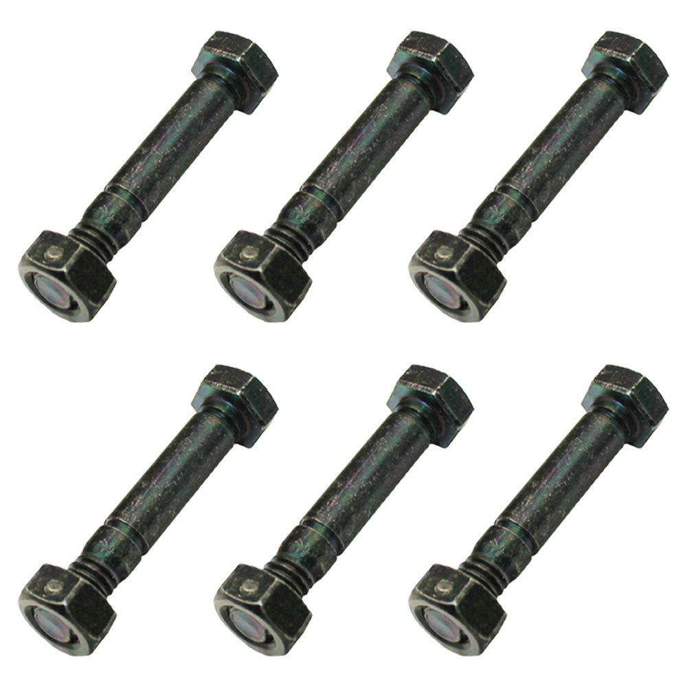 Qty 6: 2" x 5/16" Shear Pin with Nut  Fits MTD Replaces 0310005P