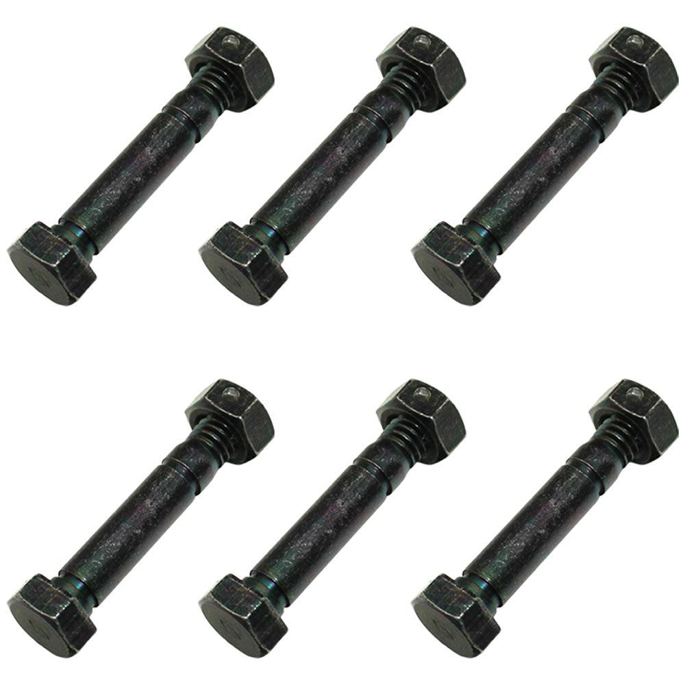 6 2" x 5/16" Shear Pins w/ Nuts Fits Ariens & Fits John Deere Snow Blower